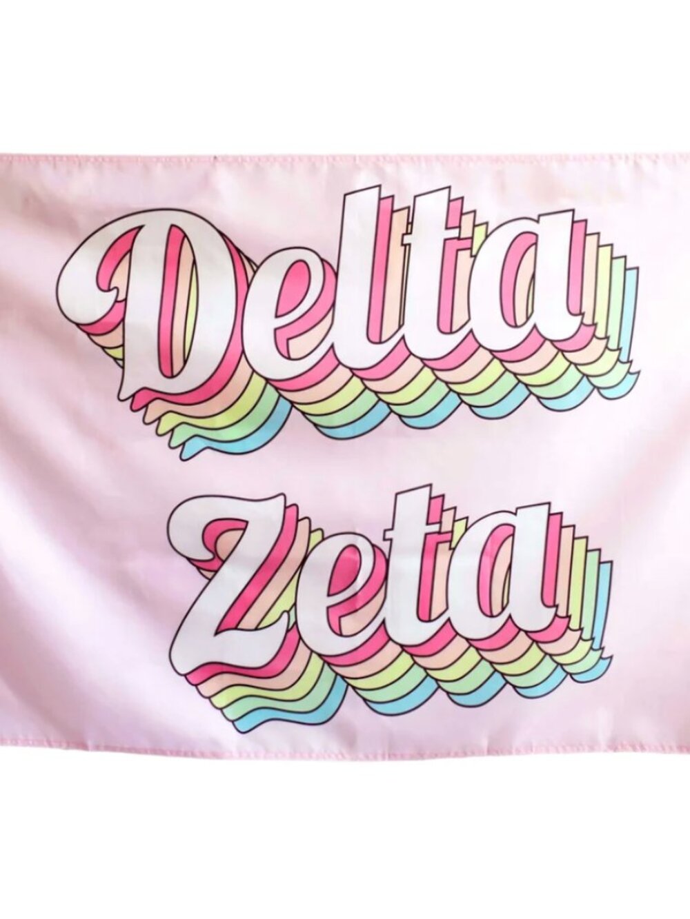 DELTA ZETA Sorority Flag - NWT